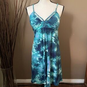 Blue Tie-Dye Women's Sleepwear
